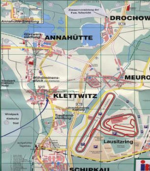 Orte der näheren Umgebung vom Lausitzring